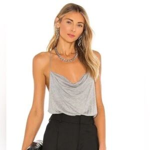 Aggie Modal Heather Grey Tank CAMI NYC NWT XS